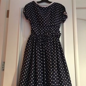 1950's era handmade dress with toole underskirt